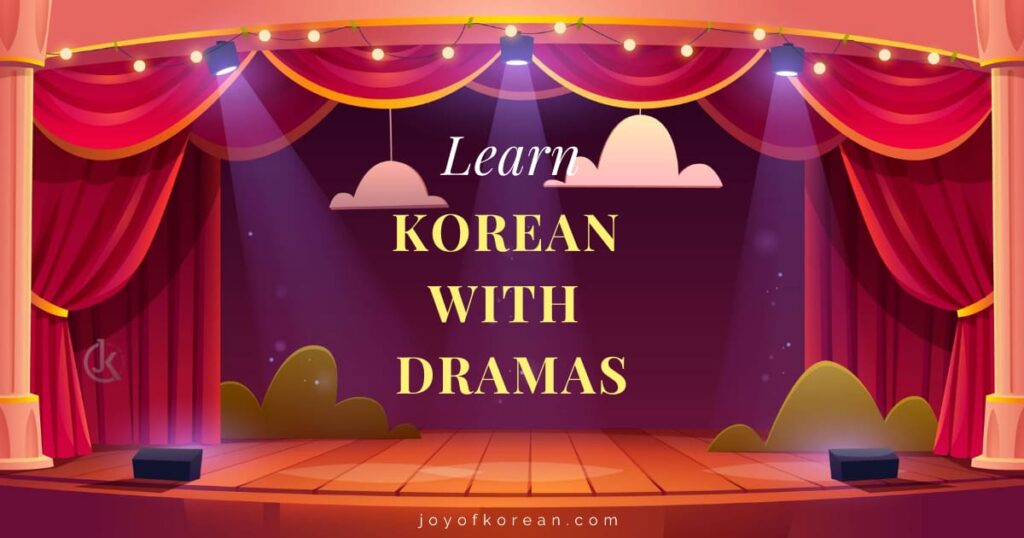 Dramas for learning Korean