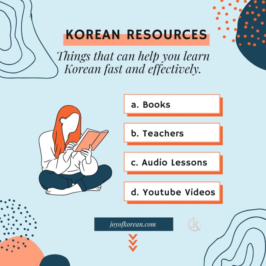 Resources to learn Korean fast