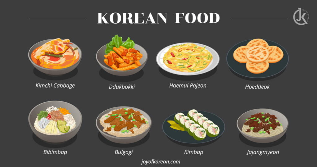 South Korean foods