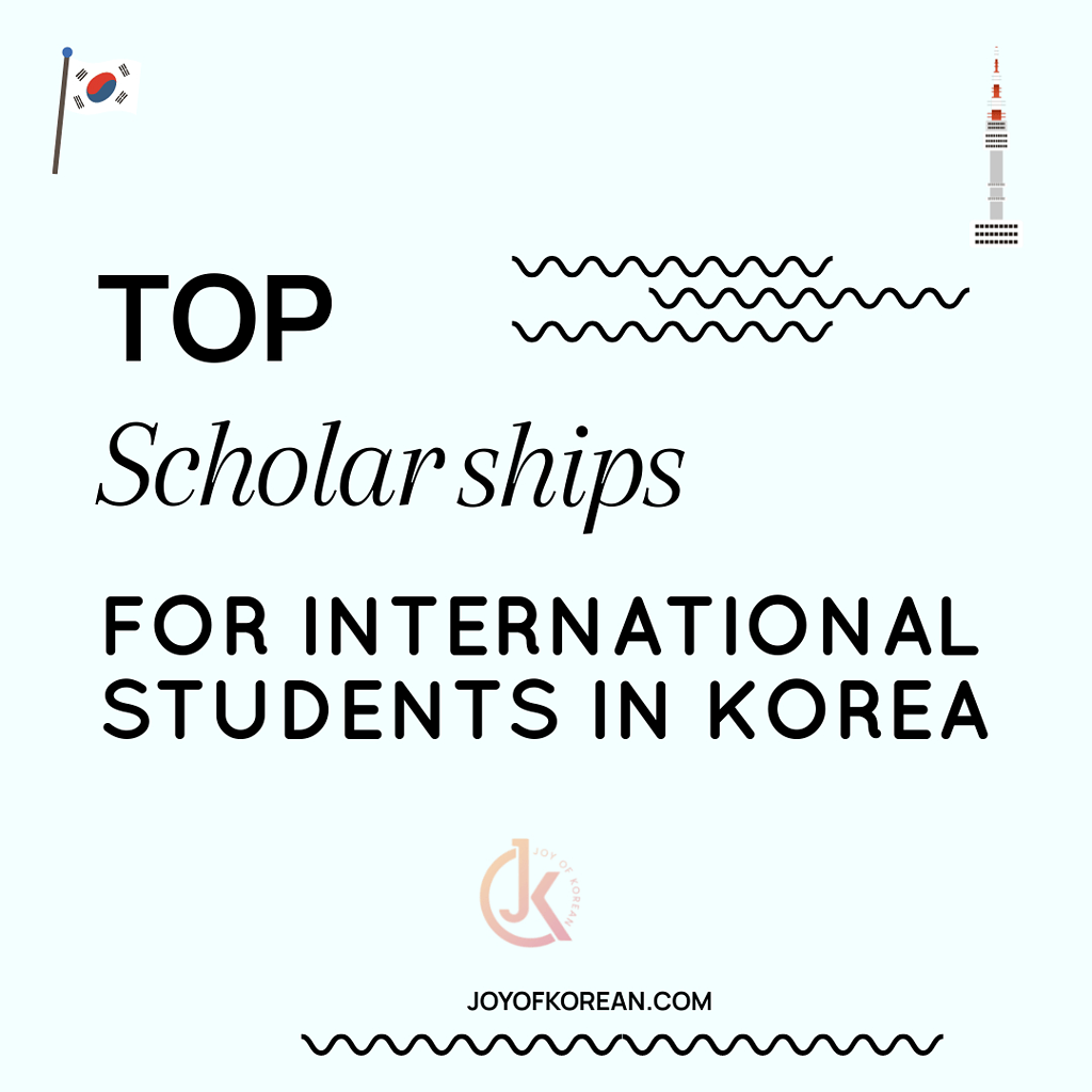 Scholarships for international students in Korea